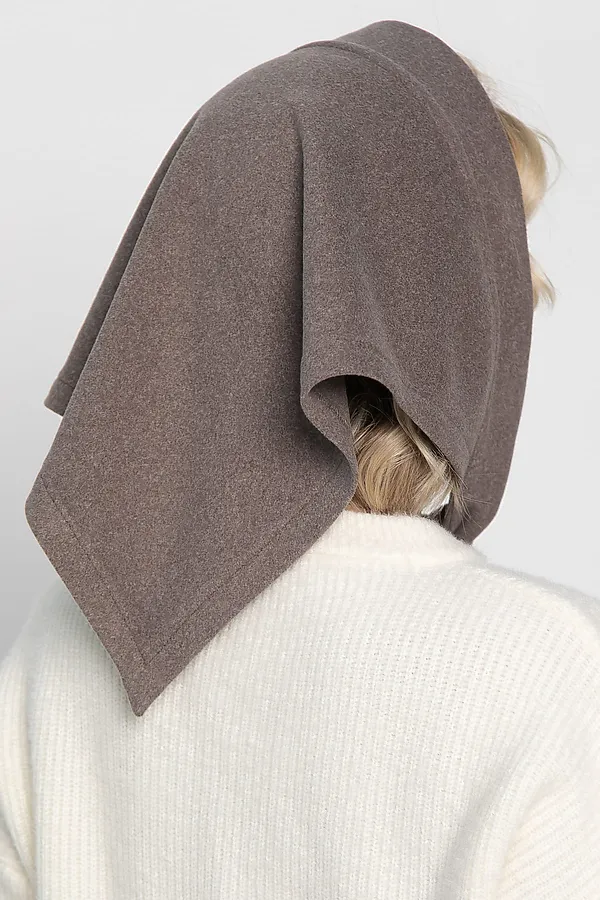 Косынка с завязками LADY TAIGA, коричневая - фото 2