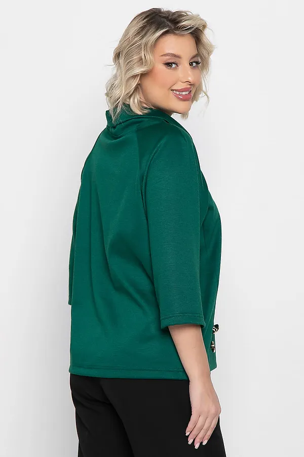 Джемпер Эдельвейс LADY TAIGA, изумруд - фото 2