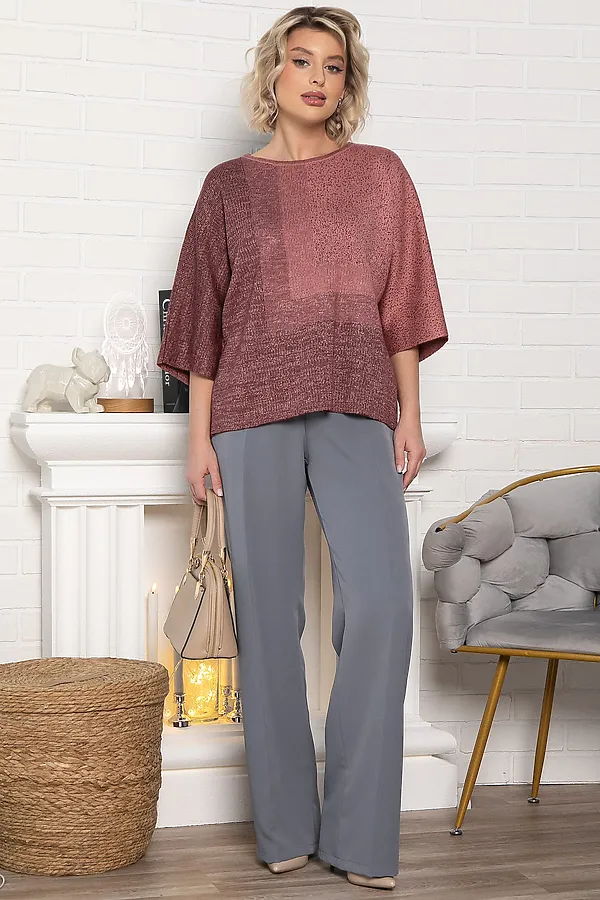 Джемпер Орлеан LADY TAIGA, персиково-розовый - фото 2