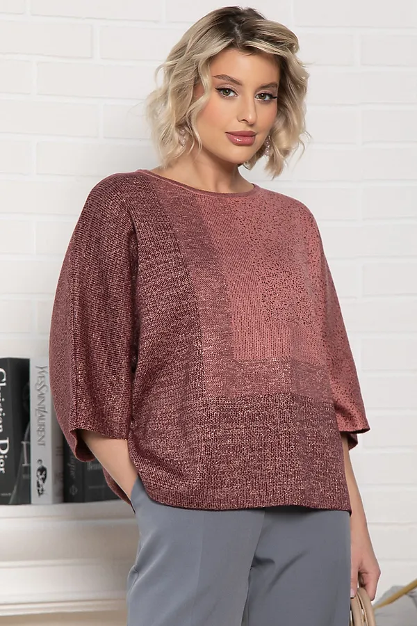 Джемпер Орлеан LADY TAIGA, персиково-розовый - фото 2