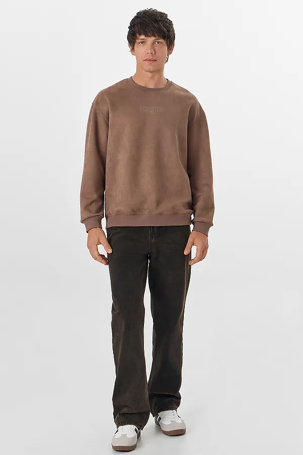 Свитшот мужской MARK FORMELLE, тауп +печать - фото 2