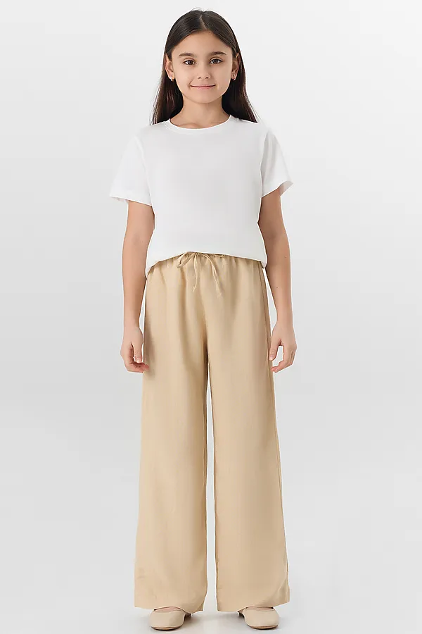 Брюки для девочек MARK FORMELLE, св.бежевый - фото 2