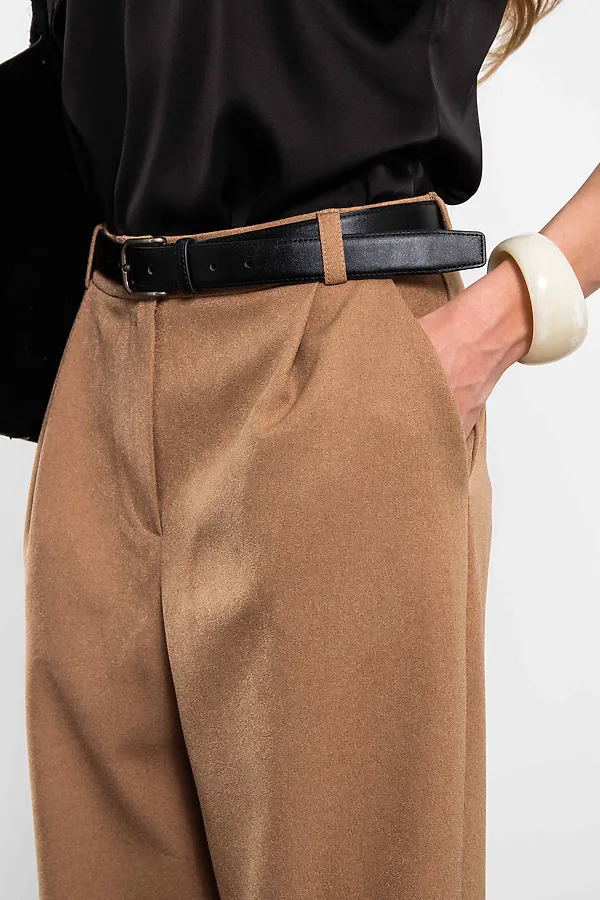 Брюки палаццо Basic KOSMOS, песочный - фото 2