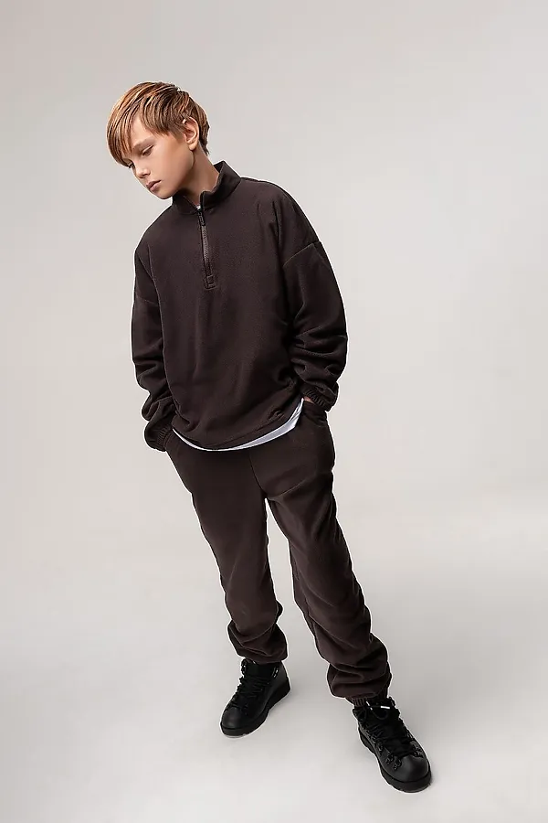 Костюм (Джемпер+Брюки) BODO, коричневый - фото 2