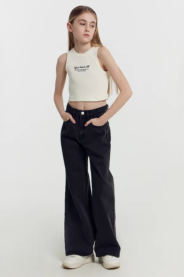 Топ для девочек MARK FORMELLE, молочный +печать - фото 2