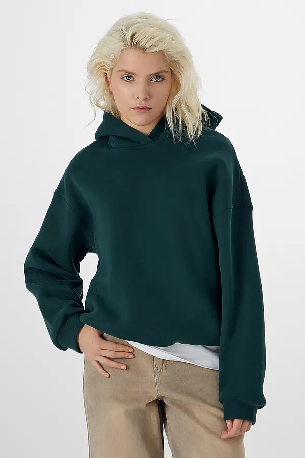 Худи женское MARK FORMELLE, темная зелень - фото 2