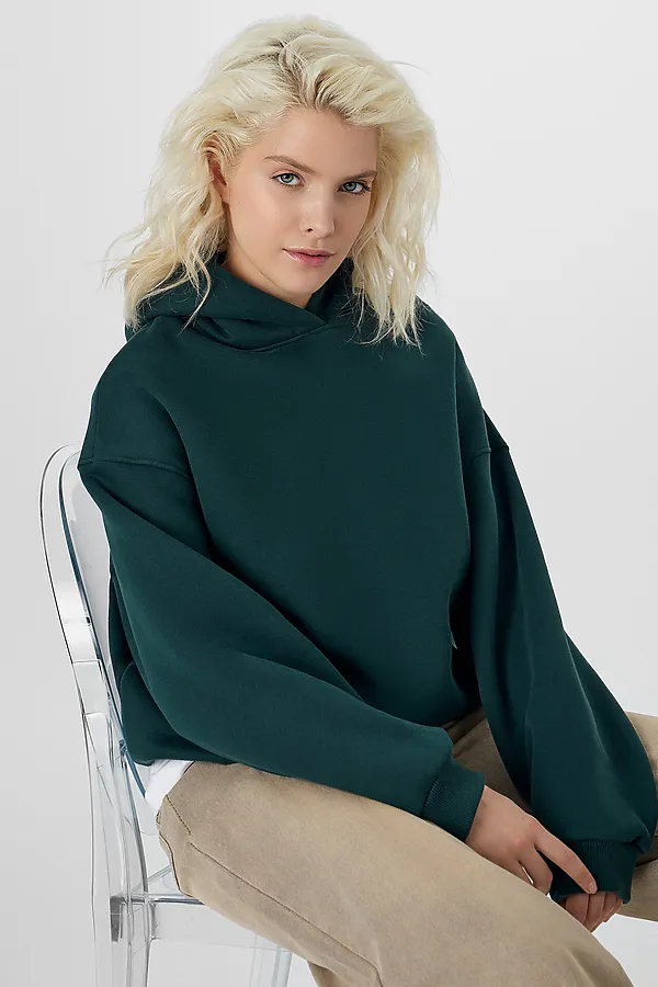 Худи женское MARK FORMELLE, темная зелень - фото 2