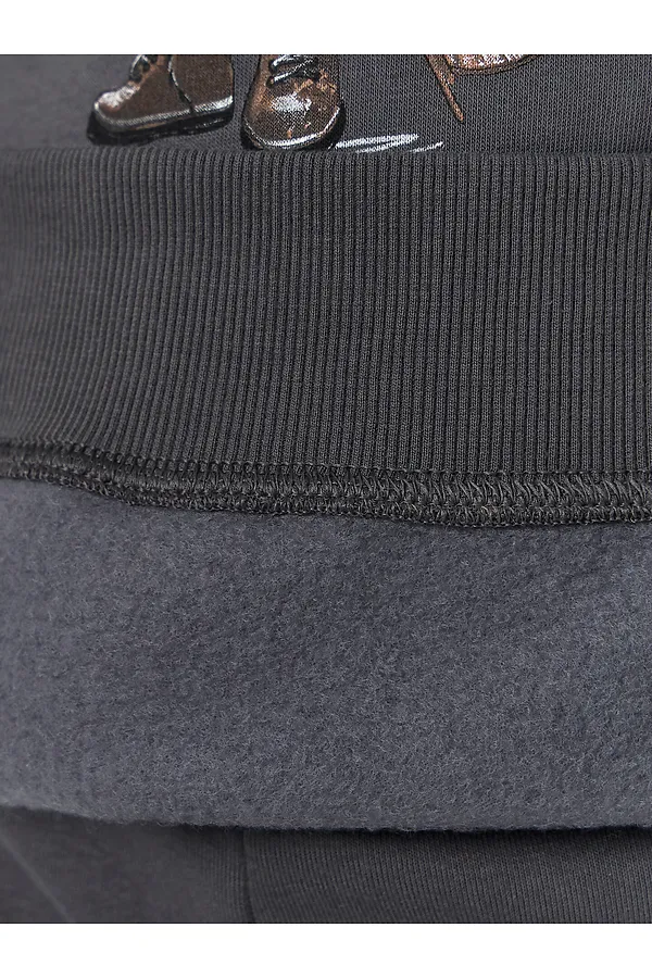 Свитшот для мальчиков MARK FORMELLE, серая жемчужина +печать - фото 2