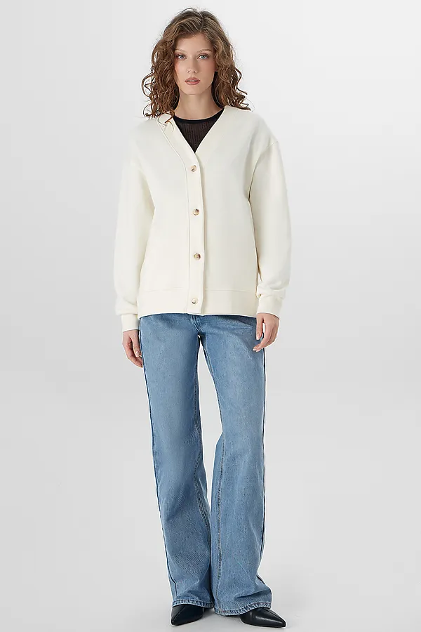 Кардиган женский MARK FORMELLE, молочный - фото 2