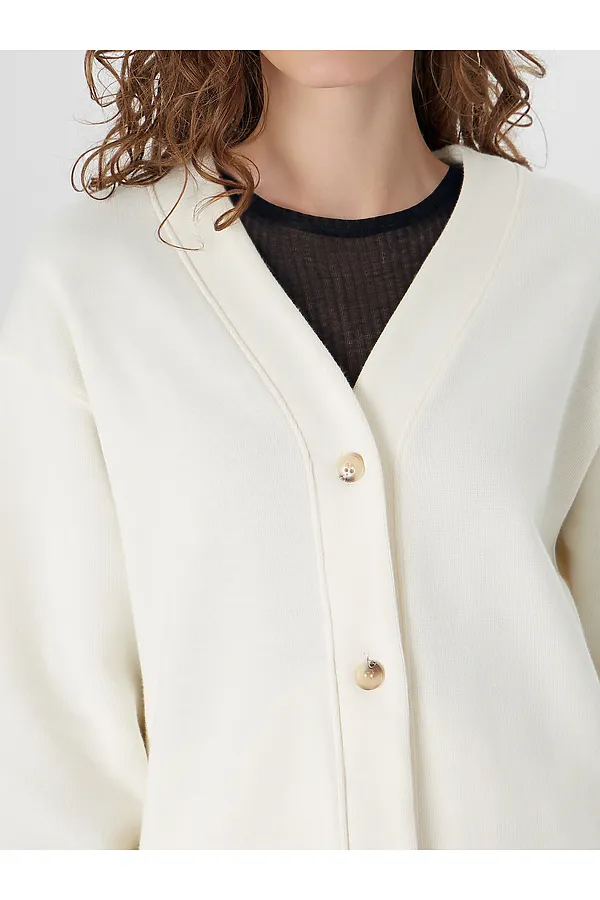 Кардиган женский MARK FORMELLE, молочный - фото 2
