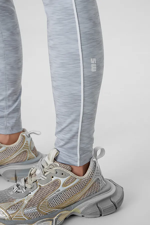 Леггинсы женские MARK FORMELLE, серый меланж +печать - фото 2