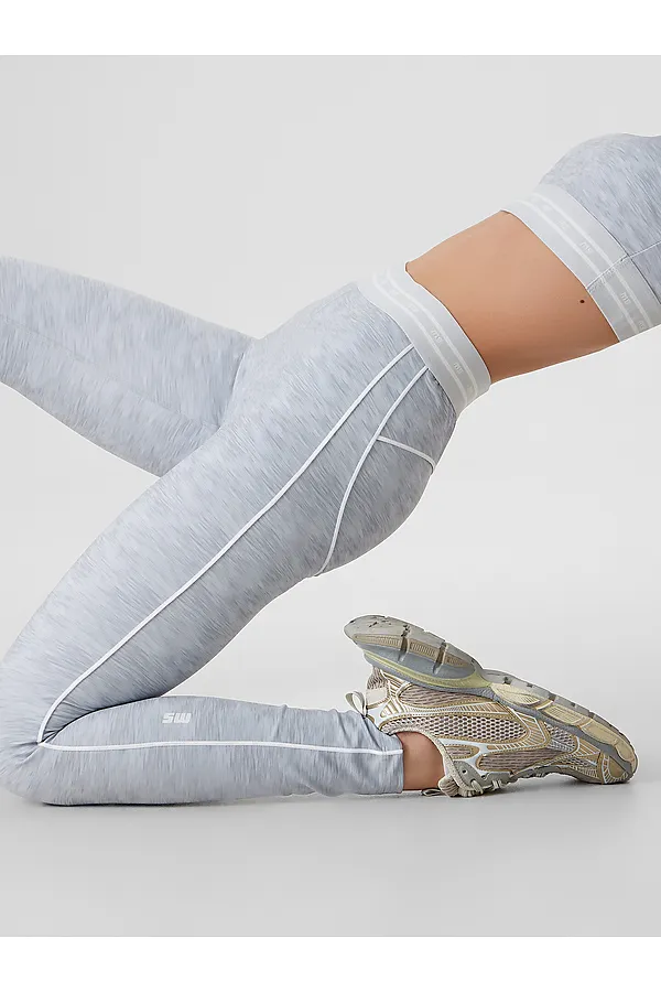 Леггинсы женские MARK FORMELLE, серый меланж +печать - фото 2