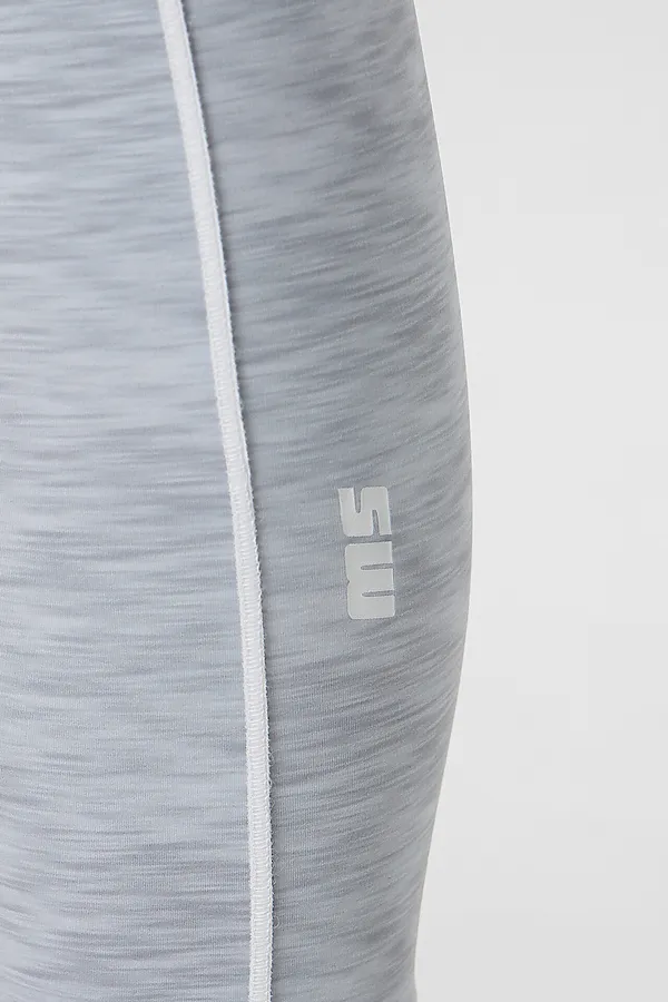 Леггинсы женские MARK FORMELLE, серый меланж +печать - фото 2