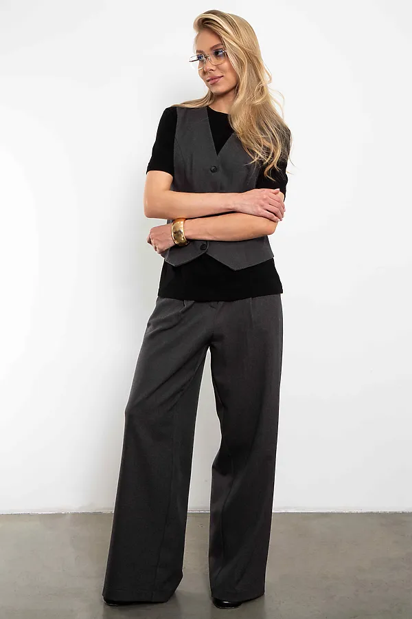 Жилет классический Basic KOSMOS, графит - фото 2