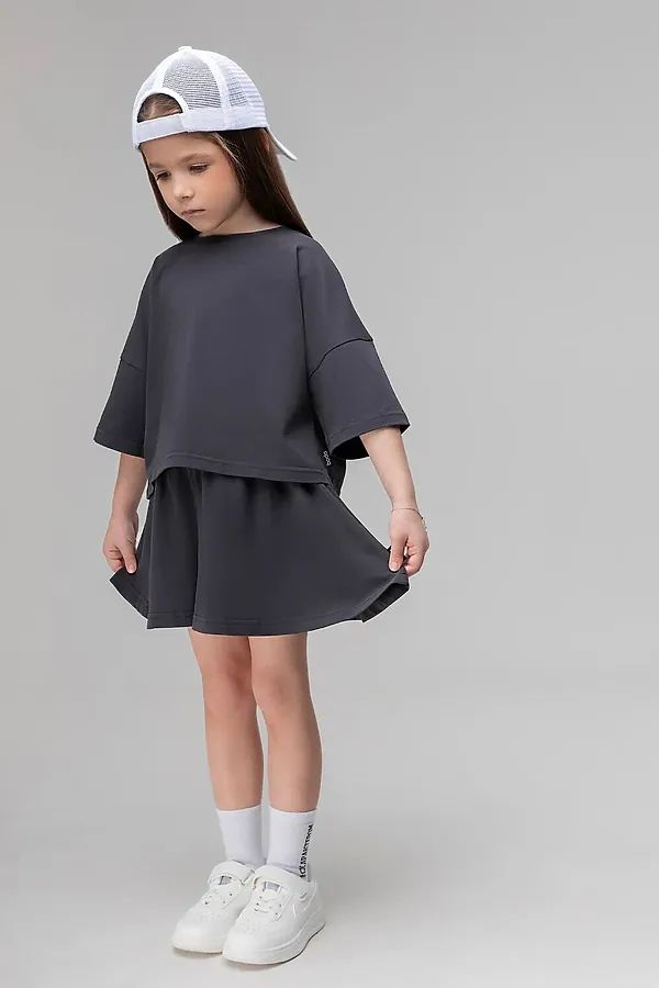 Костюм (Футболка+Шорты) BODO-S, серый - фото 2