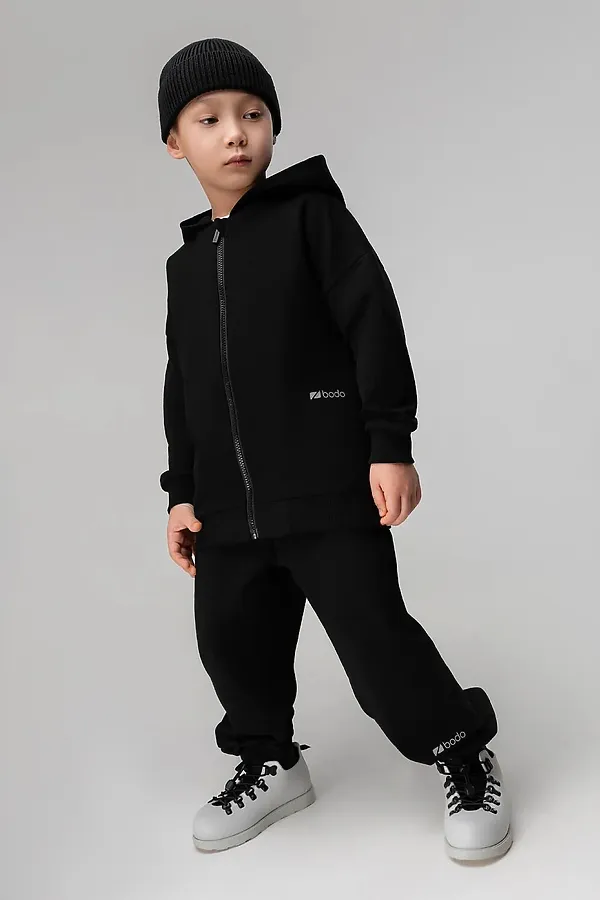 Костюм (толстовка и брюки) BODO-S, черный - фото 2