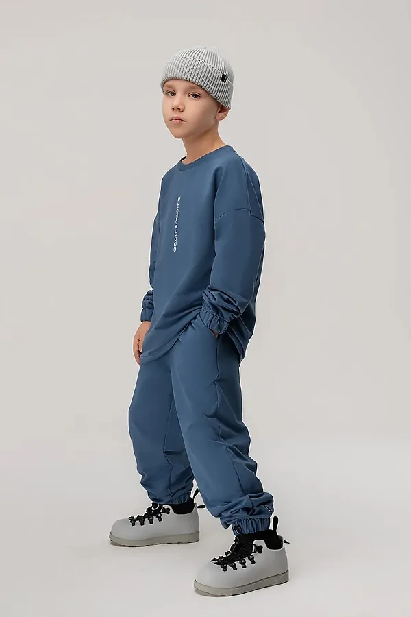 Костюм (Свитшот+Брюки) BODO, индиго - фото 2