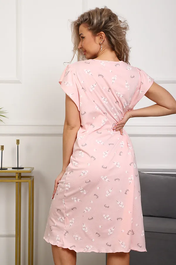 Сорочка 313 НАТАЛИ, розовый - фото 2