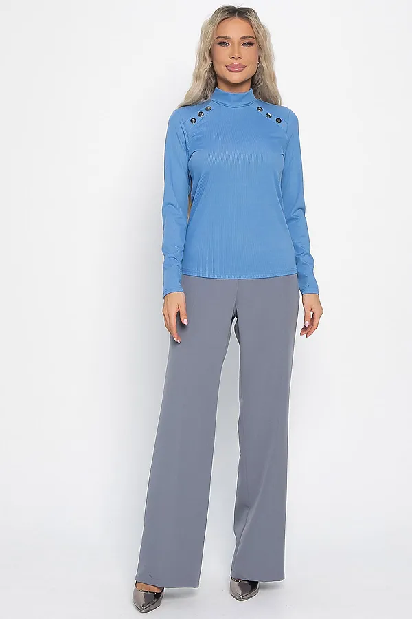 Блуза Лира LADY TAIGA, голубая - фото 2