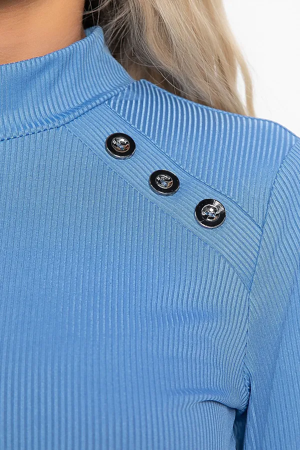 Блуза Лира LADY TAIGA, голубая - фото 2