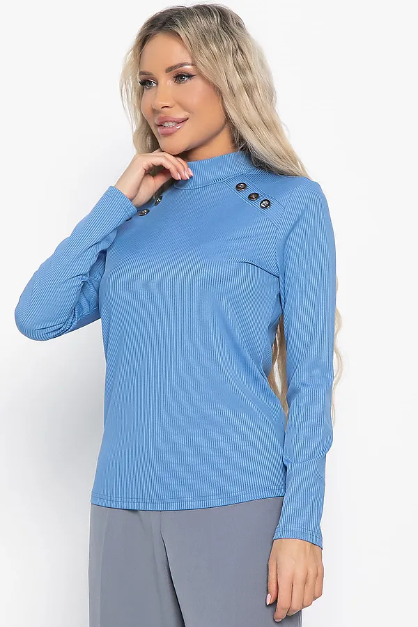 Блуза Лира LADY TAIGA, голубая - фото 2