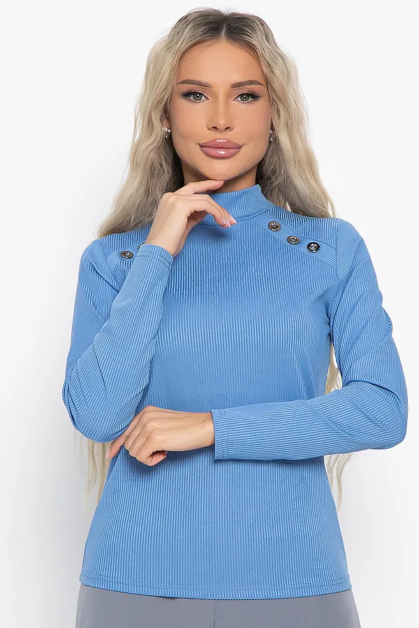 Блуза Лира LADY TAIGA, голубая - фото 2