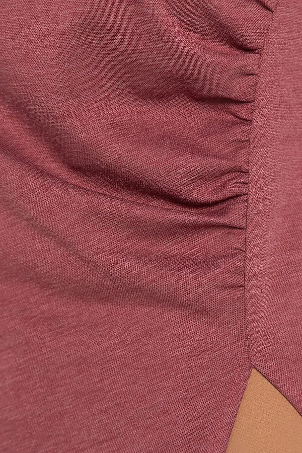 Блуза Тильда LADY TAIGA, бордовая - фото 2