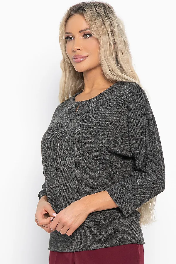 Джемпер трикотажный Претти LADY TAIGA, темно-серая - фото 2