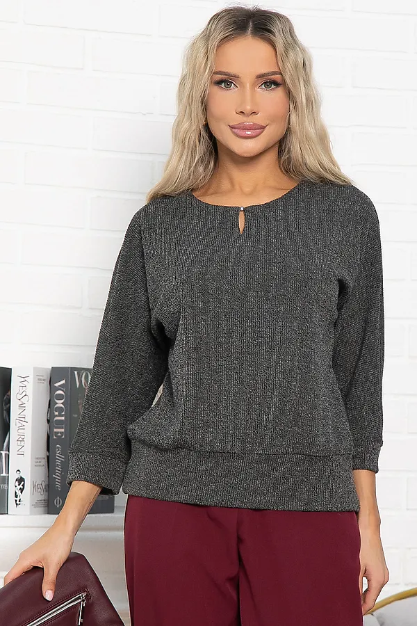 Джемпер трикотажный Претти LADY TAIGA, темно-серая - фото 2