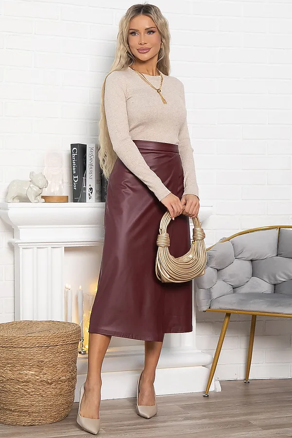 Юбка Невада LADY TAIGA, винный - фото 2