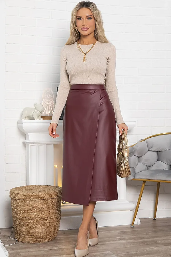 Юбка Невада LADY TAIGA, винный - фото 2