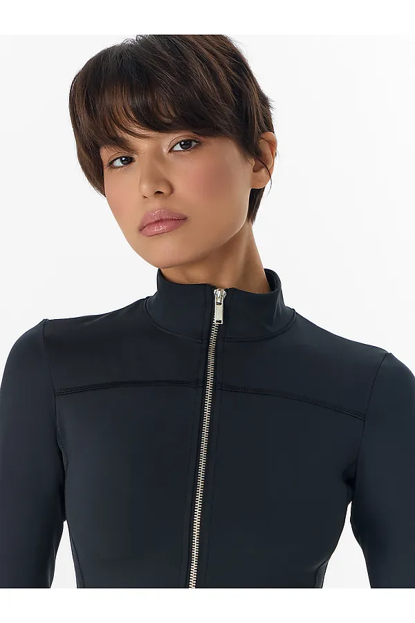 Жакет женский MARK FORMELLE, черный +печать - фото 2