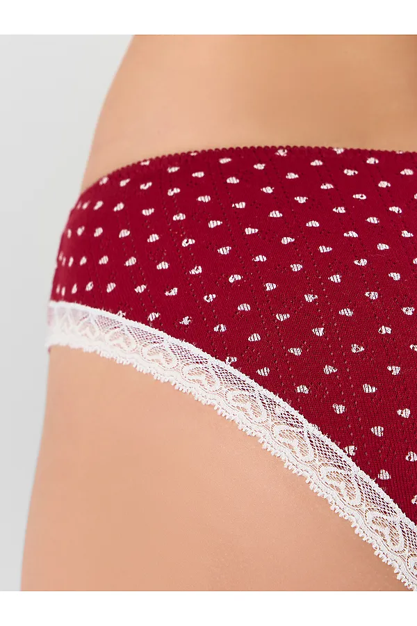 Трусы женские MARK FORMELLE, сердечки на т.красном - фото 2