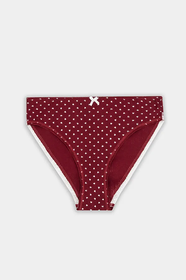 Трусы женские MARK FORMELLE, сердечки на т.красном - фото 2