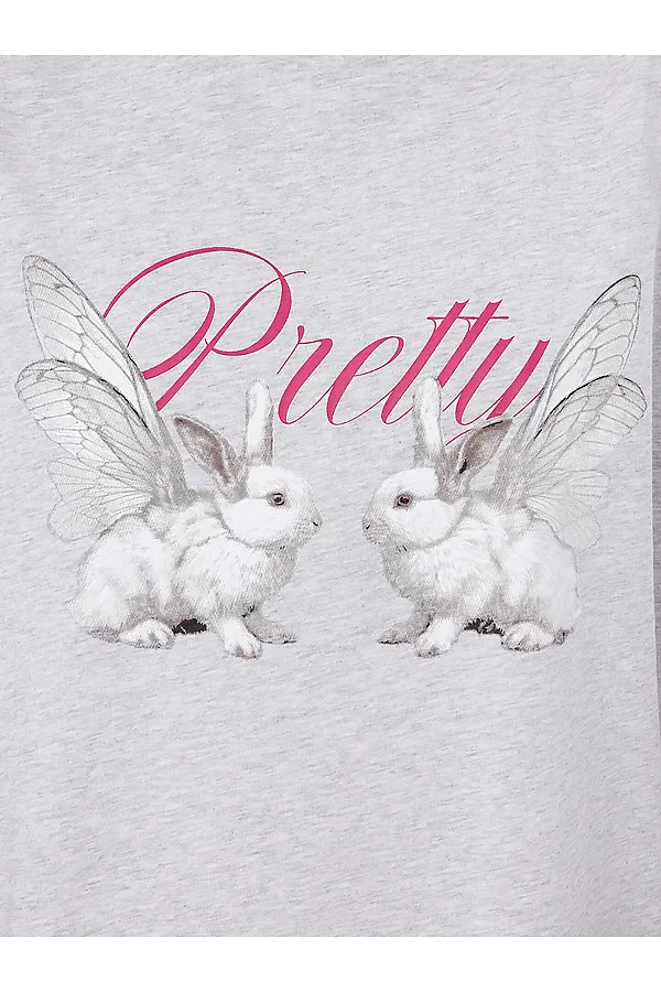 Туника женская MARK FORMELLE, серый меланж 4306-а +печать2 - фото 2