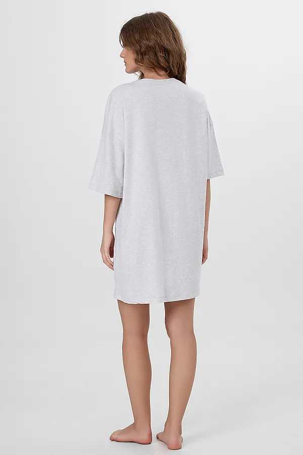 Туника женская MARK FORMELLE, серый меланж 4306-а +печать2 - фото 2