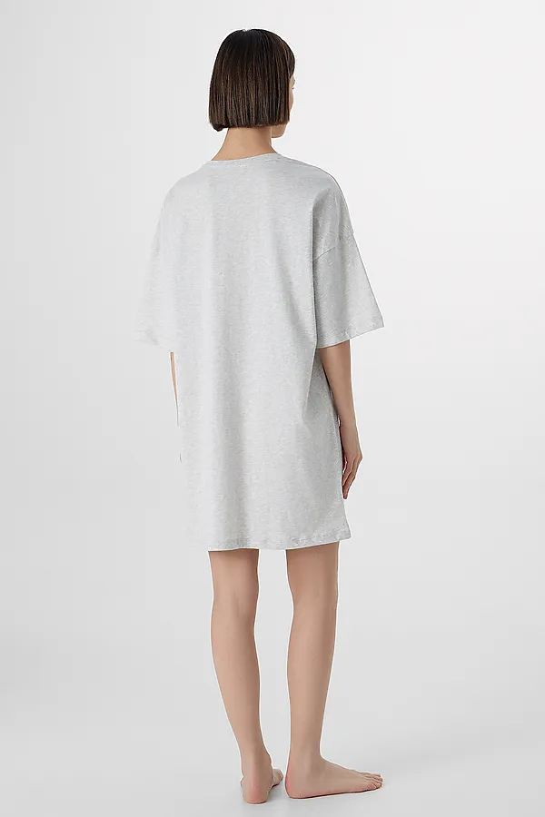 Туника женская MARK FORMELLE, серый меланж 4306-а +печать2 - фото 2