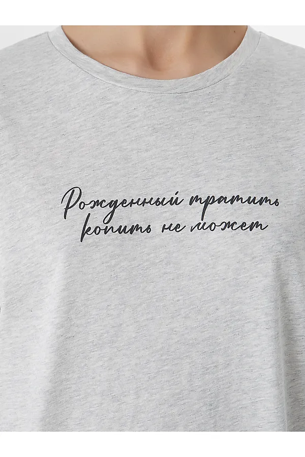 Туника женская MARK FORMELLE, серый меланж 4306-а +печать2 - фото 2