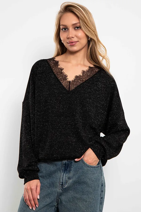 Джемпер Блеск KOSMOS, черный - фото 2