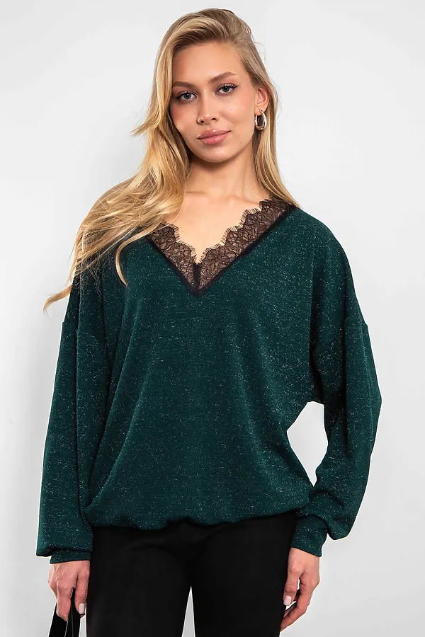 Джемпер Блеск KOSMOS, зеленый - фото 2