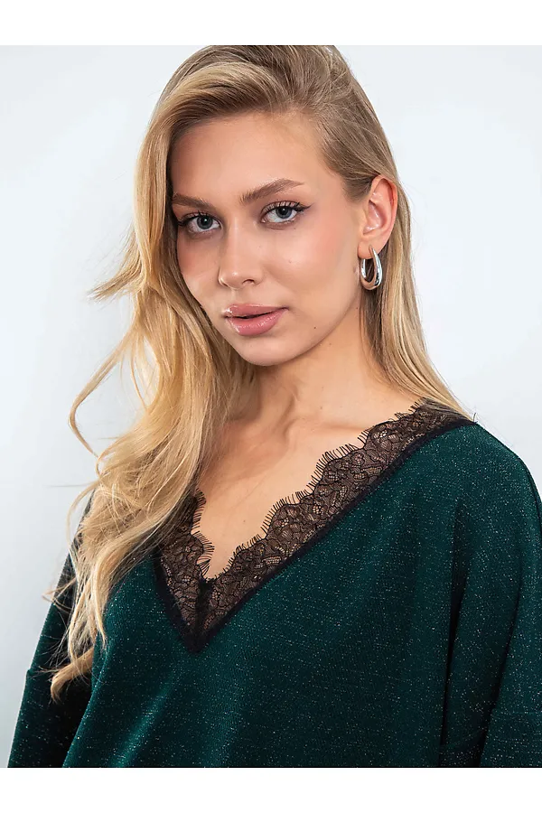 Джемпер Блеск KOSMOS, зеленый - фото 2