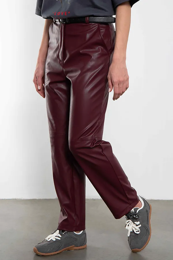 Брюки Силуэт KOSMOS, бордовый - фото 2