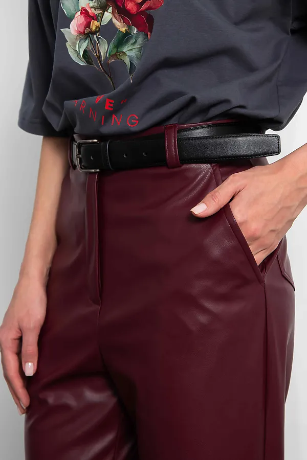 Брюки Силуэт KOSMOS, бордовый - фото 2