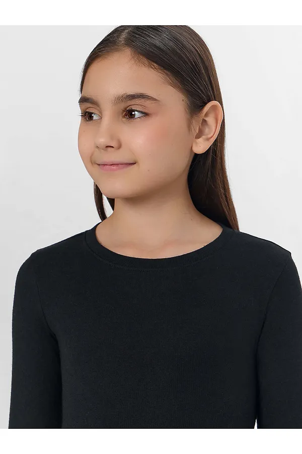 Комплект для девочек "термо" (джемпер, леггинсы) MARK FORMELLE, черный - фото 2