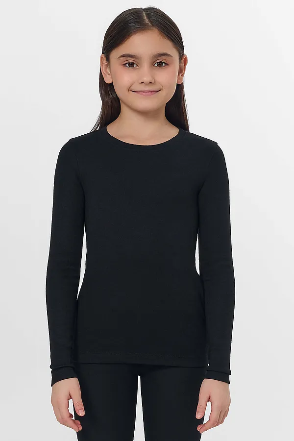Комплект для девочек "термо" (джемпер, леггинсы) MARK FORMELLE, черный - фото 2