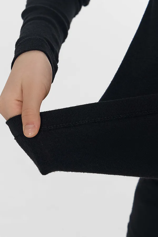 Комплект для девочек "термо" (джемпер, леггинсы) MARK FORMELLE, черный - фото 2