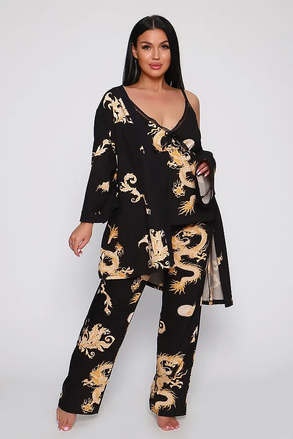 Одежда для дома НАТАЛИ, черный - фото 2