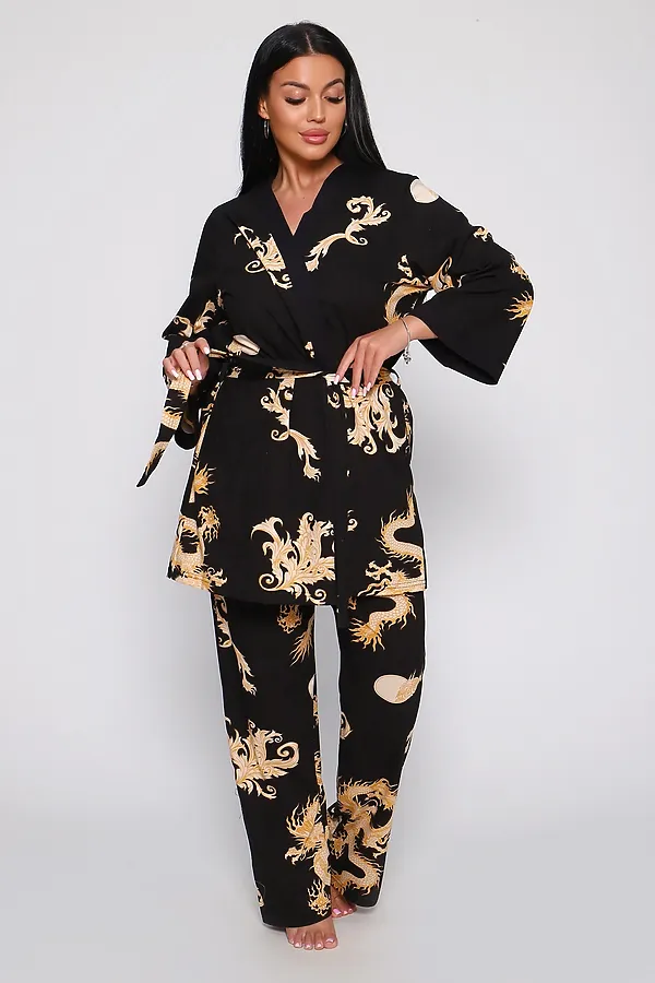 Одежда для дома НАТАЛИ, черный - фото 2