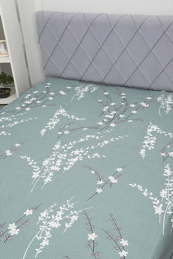 Простыня перкаль Арабис-1 НАТАЛИ, зеленый - фото 2