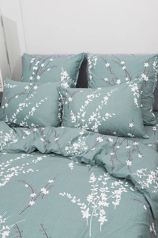 Пододеяльник перкаль Арабис-1 НАТАЛИ, зеленый - фото 2